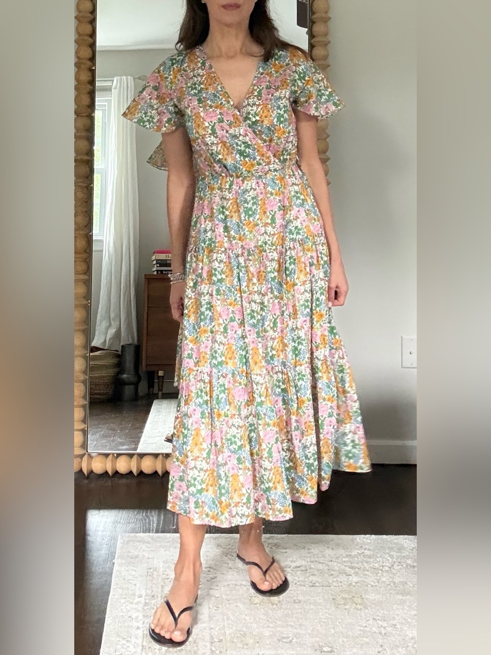 J. Crew Liberty Faux Wrap Dress size 2
